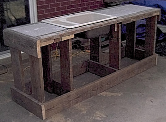 Potting Bench - Lower - Counter Top and Sink