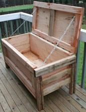 Worm Bin for Kitchen Waste Composting - Side View
